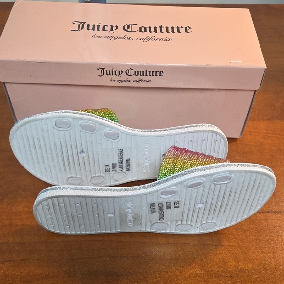 Juicy Couture Glitter Gradient Slides - Picture 6 of 16